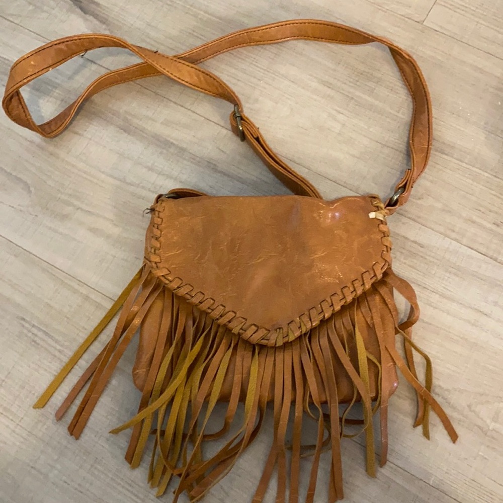 Fringe crossbody bag